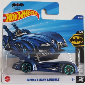 Hot Wheels - Batman & Robin Batmobile (Blue)