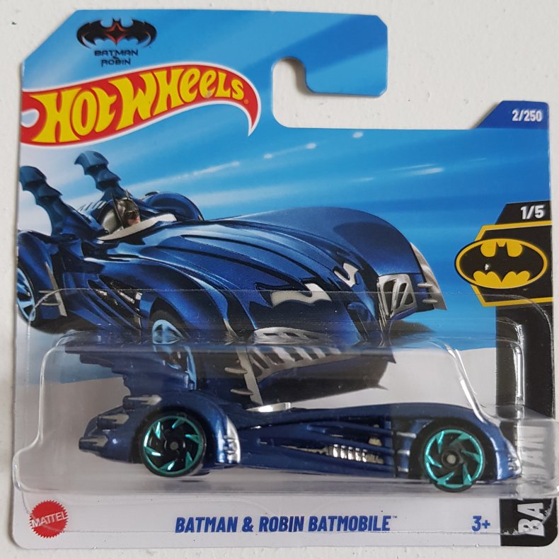 Hot Wheels - Batman &amp; Robin Batmobile (Blue)