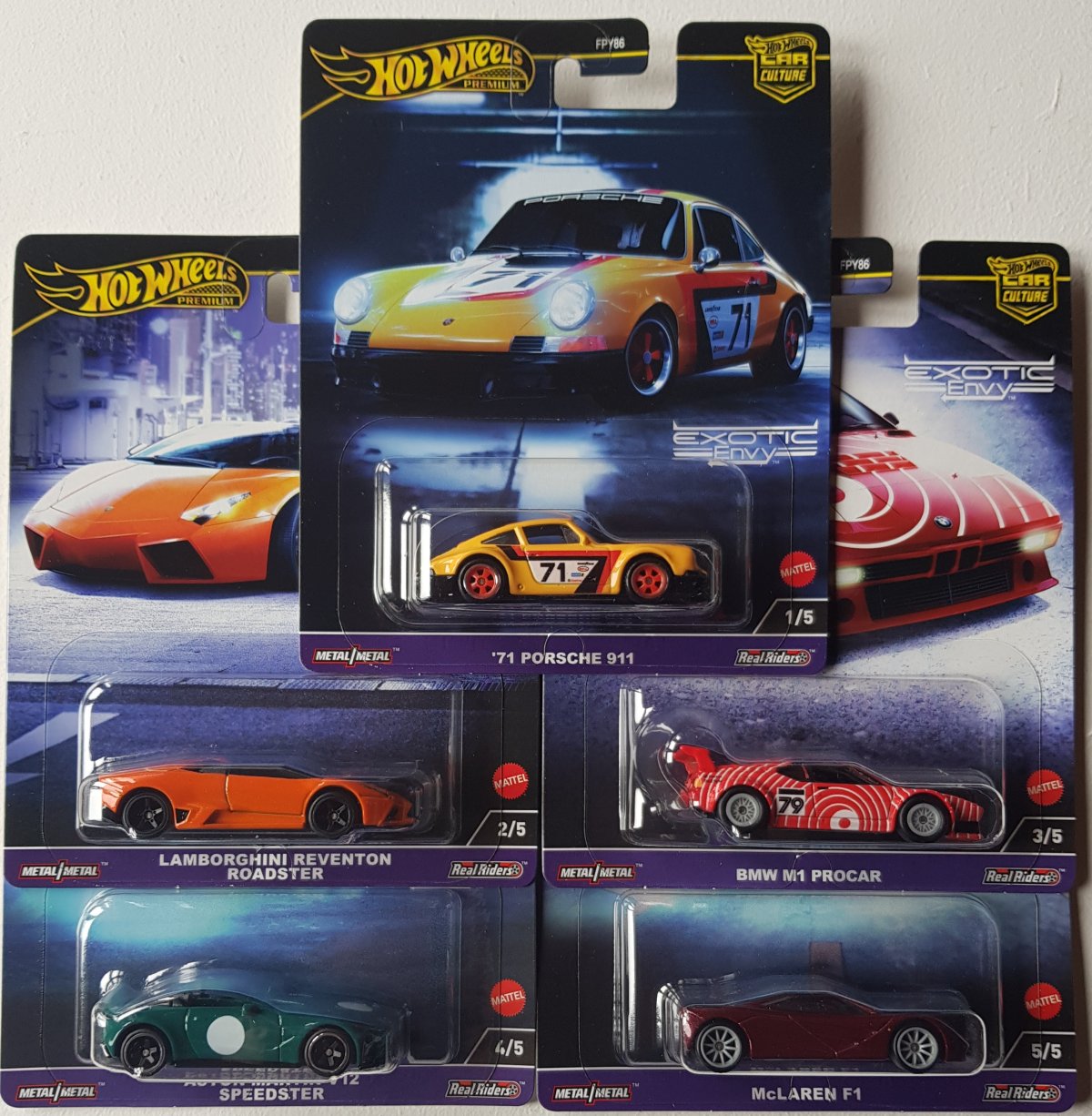 2021 Hot Wheels Premium store Car Culture: Exotic Envy