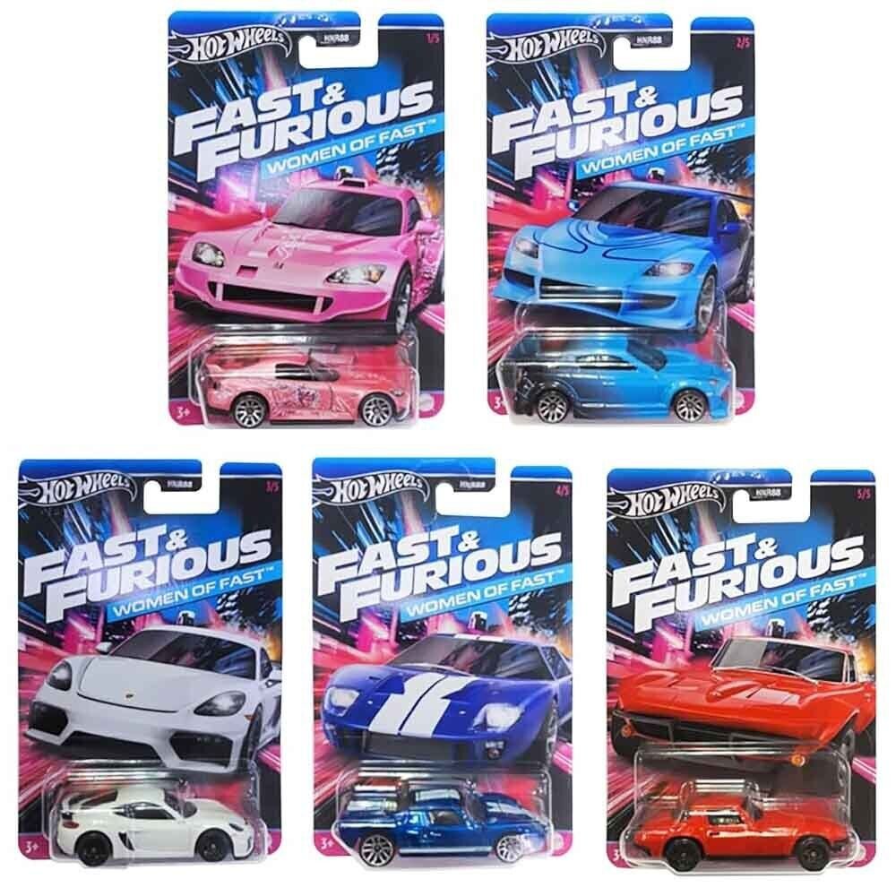 ホットウィール ファスト＆フューリアス women of fast 5台セット Hot Wheels - Fast & Furious, Women of Fast (2024)