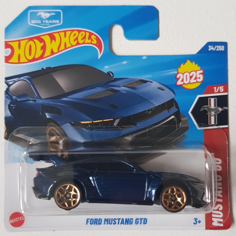 Hot Wheels - Ford Mustang GTD (Blue)