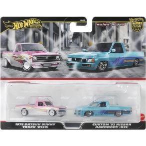 HW Premium - 2-pack, 1975 Datsun Sunny Truck & 1993 Nissan Hardbody