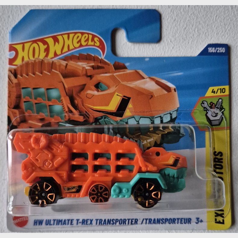 Hot Wheels - HW Ultimate T-Rex Transporter (Orange)