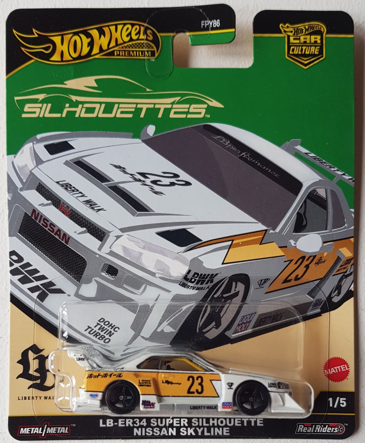 ミニカー LB-ER34 SuperSilhouette SKYLINE Mini GT Mijo Exclusives Nissan LB-ER34 Super Silhouette