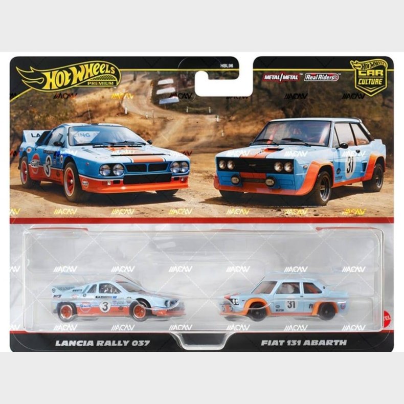 HW Premium - 2-pack, Lancia Rally 037 &amp; Fiat 131 Abarth