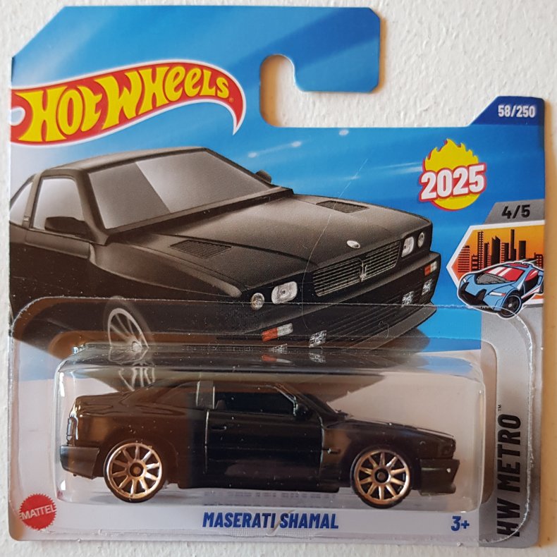 Hot Wheels - Maserati Shamal (Black)