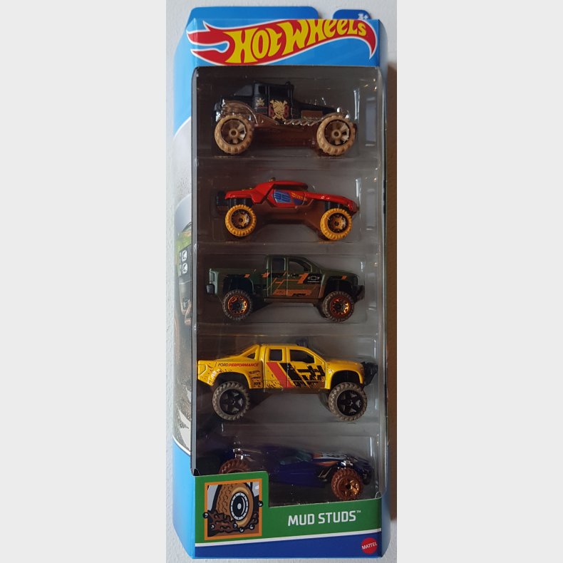 Hot Wheels - 5-pack, Mud Studs