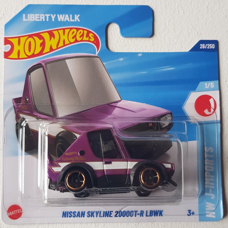 Hot Wheels - Nissan Skyline 2000GT-R LBWK, purple