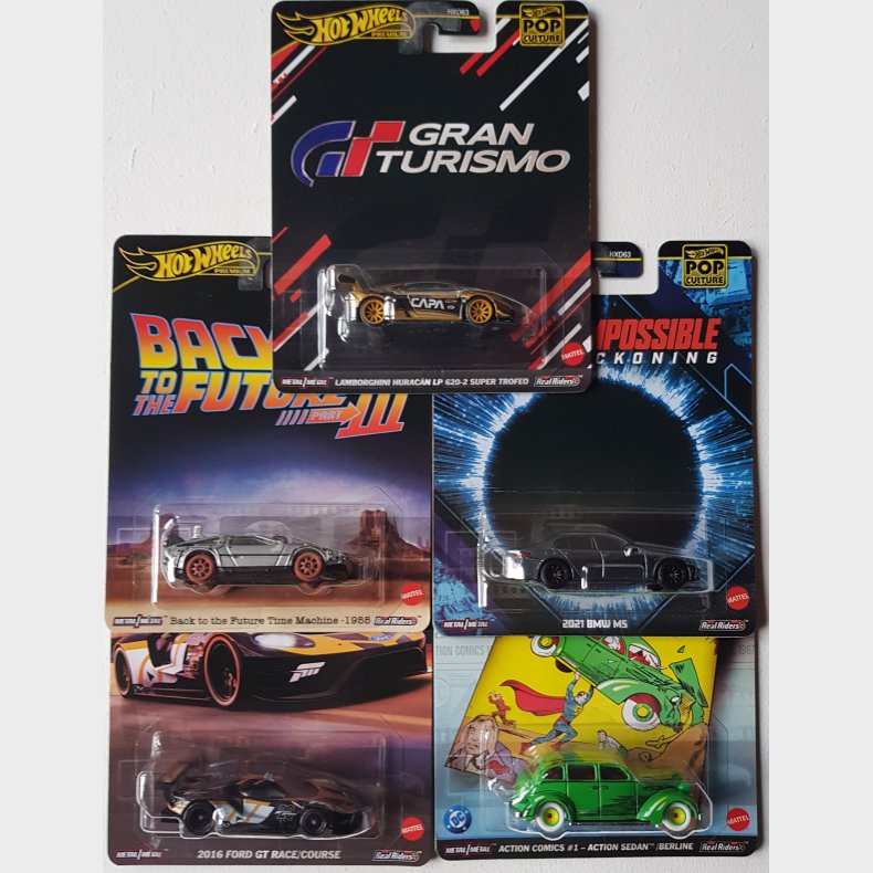 Hot Wheels - HW Premium Pop Culture Mix 5 (2025)