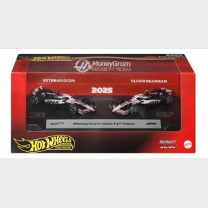 Hot Wheels Premium - MoneyGram Haas F1 Team, 2-pack (2026)