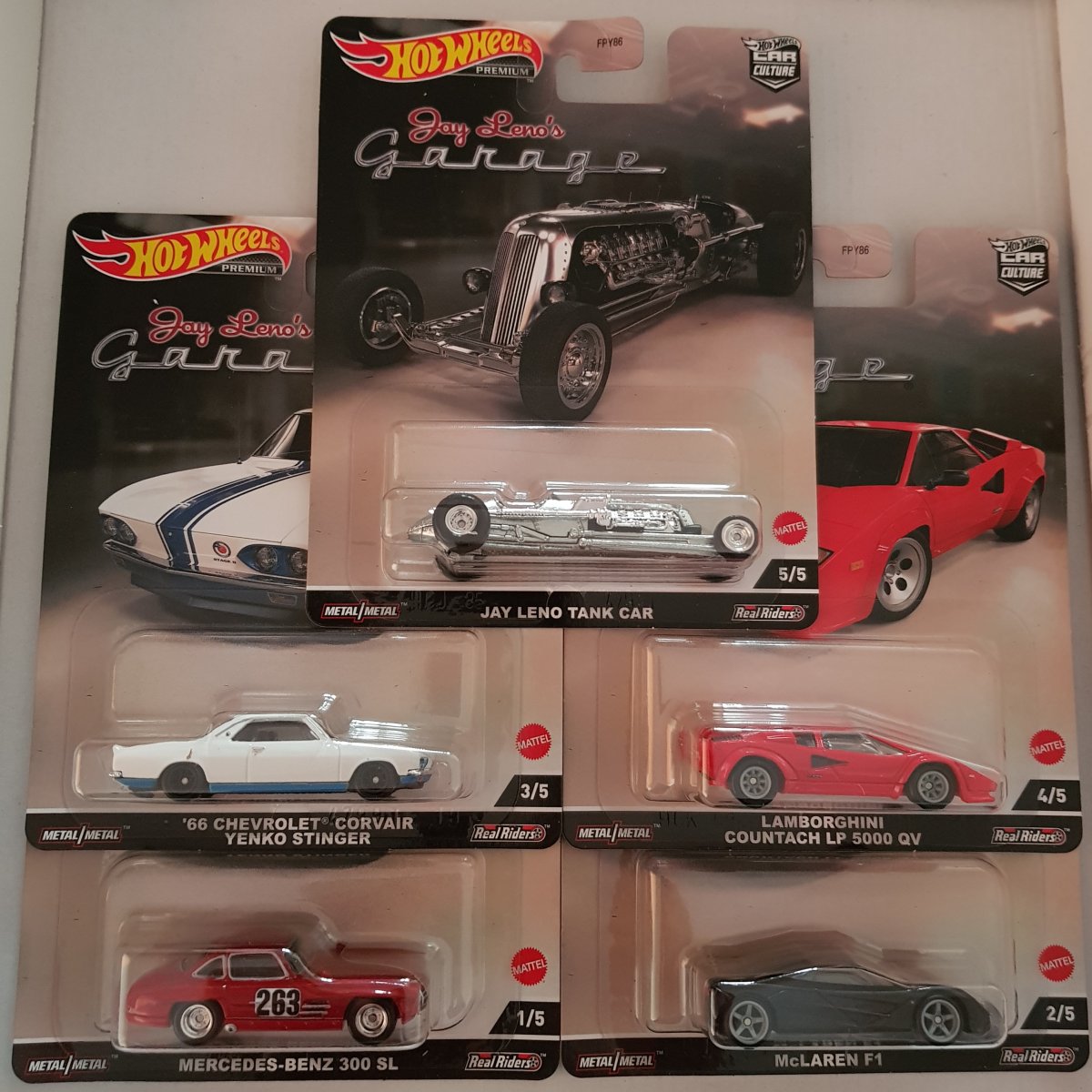 ホットウィール カーカルチャー Jay Leno's Garage 5台セット