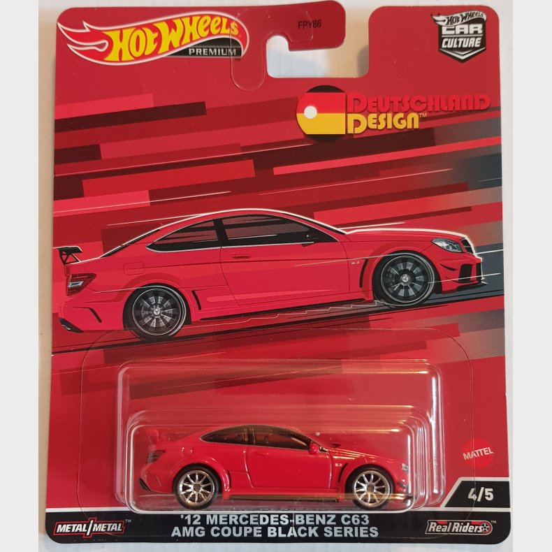 HW Premium - '12 Mercedes Benz C63 AMG Coupe Black Series