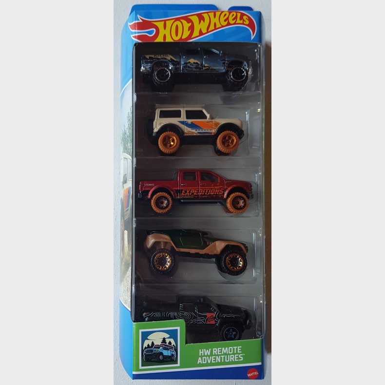 Hot Wheels - 5-pack, HW Remote Adventures