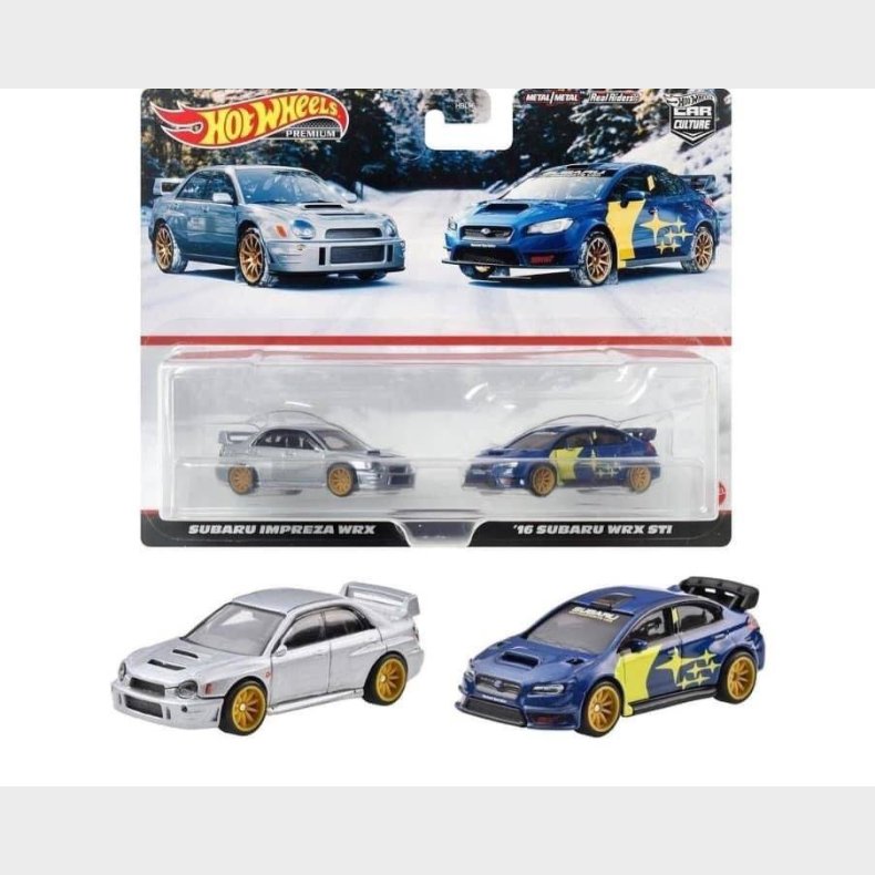 HW Premium 2 pack Subaru Impreza WRX WRX STI