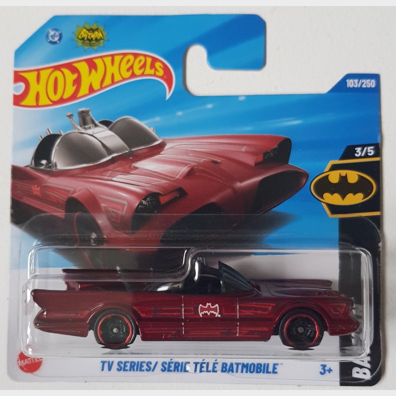 Hot Wheels - TV Series Batmobile (Red)