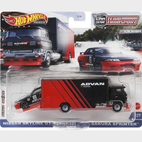 Hot Wheels - #27 Nissan Skyline GT-R & Sakura Sprinter