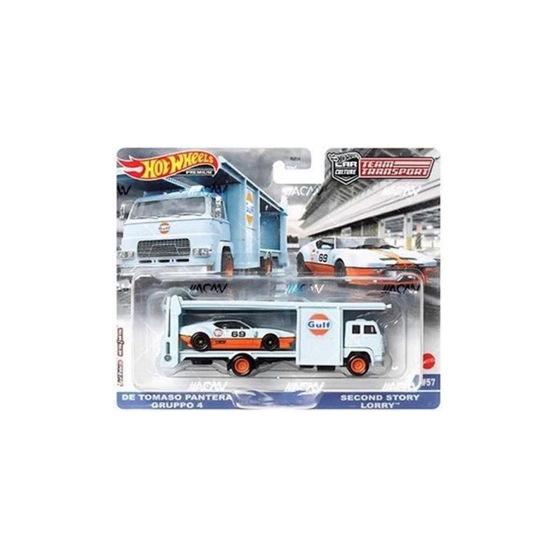 Hot Wheels - #57 De Tomaso Pantera Gruppo 4 and Second Story Lorry