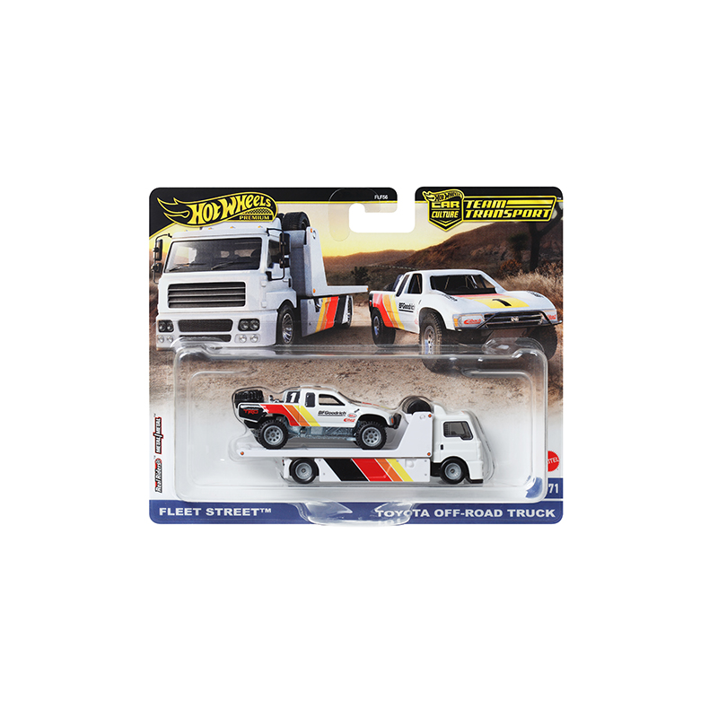 Hot Wheels 71 Toyota Off Road Truck and Fleet Street