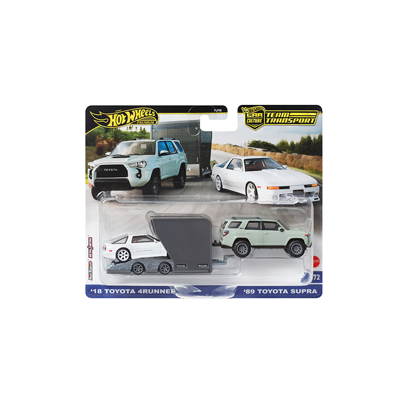 Hot Wheels - #72 1989 Toyota Supra and 2018 Toyota 4Runner