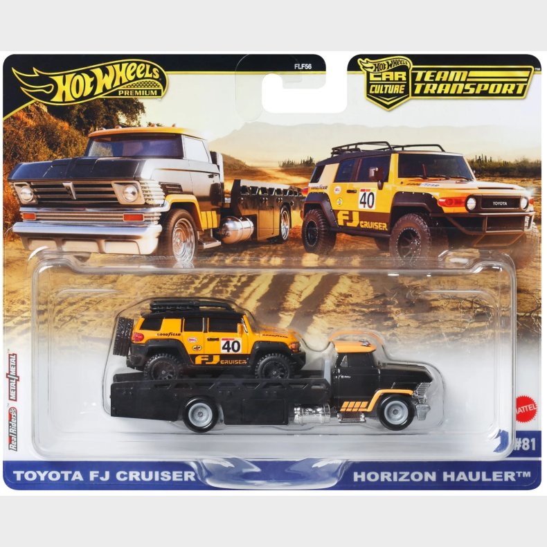 Hot Wheels - #81 Toyota FJ Cruiser &amp; Horizon Hauler