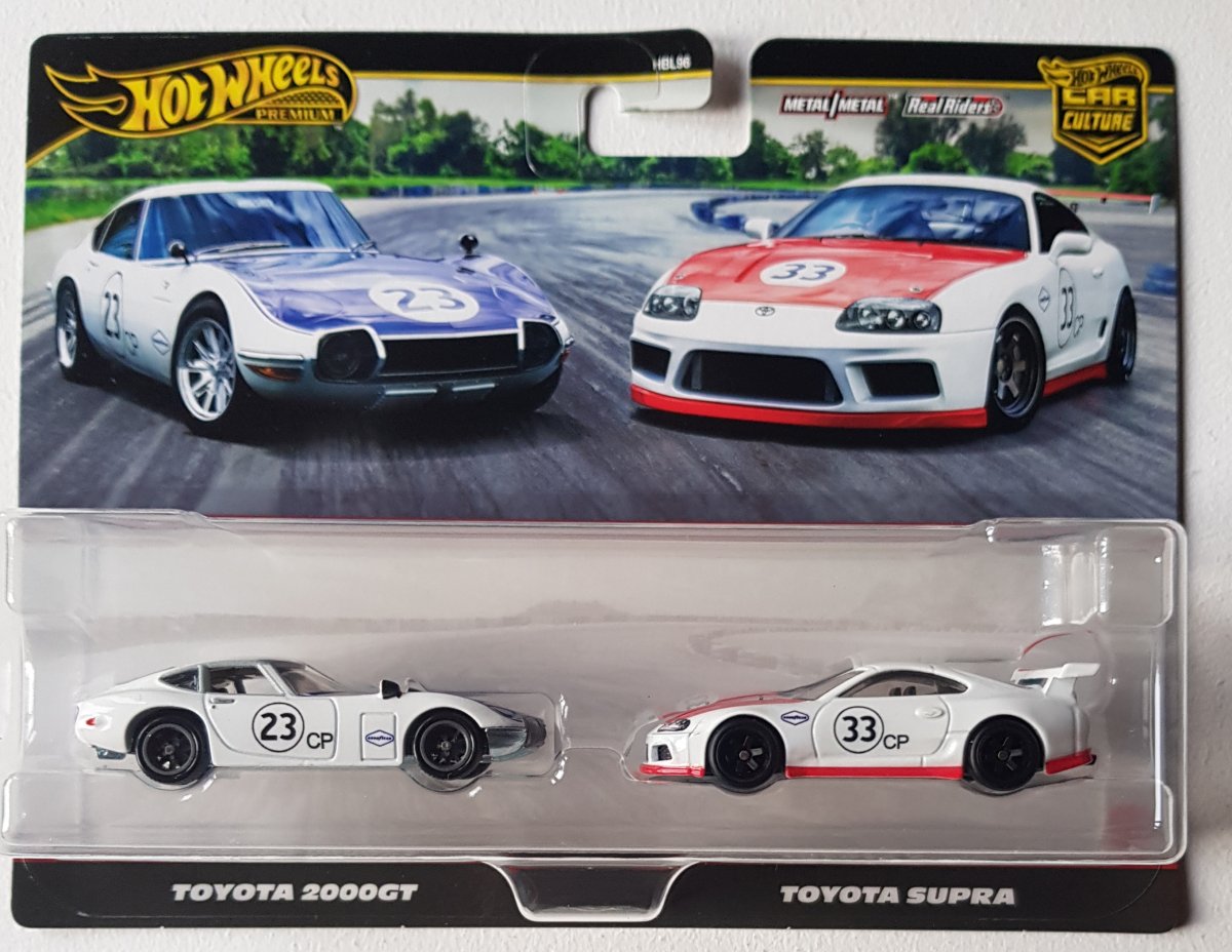 HW Premium - 2-pack, Toyota 2000GT & Toyota Supra