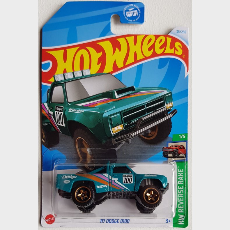 Hot Wheels - 1987 Dodge D100