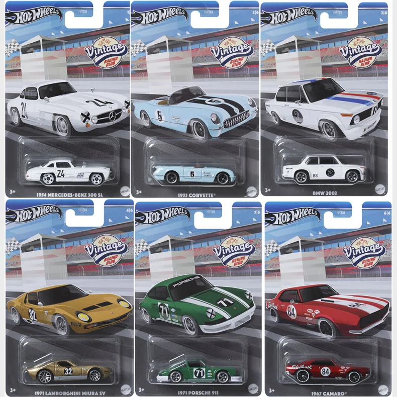 Hot Wheels - Vintage Car Club, Mix 1 (6/6) (2024)