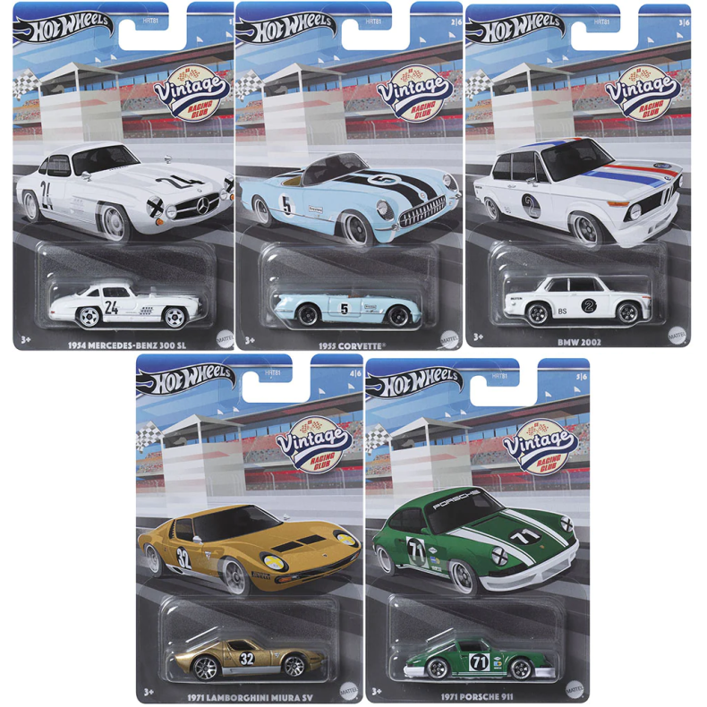 Hot Wheels - Vintage Car Club, Mix 1 (5/6) (2024)
