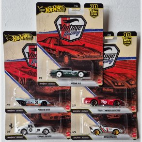 Hot Wheels Premium - Car Culture Mix 5, Vintage Racing (2026)