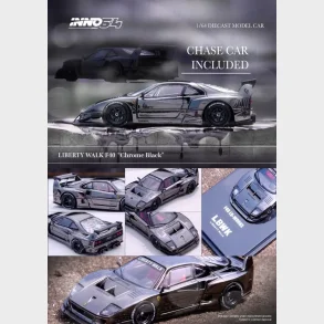 INNO64 - LBWK Ferrari F40, Chrome black