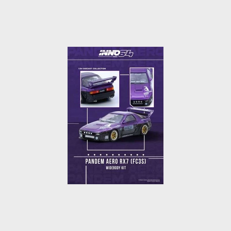 INNO64 - Mazda RX7 Pandem Rocket Bunny (Purple) [Pre-order]
