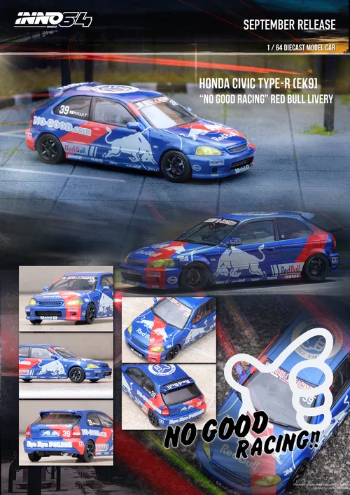 INNO HONDA CIVIC Type-R (EK9) NOGOOD RACING RB Livery