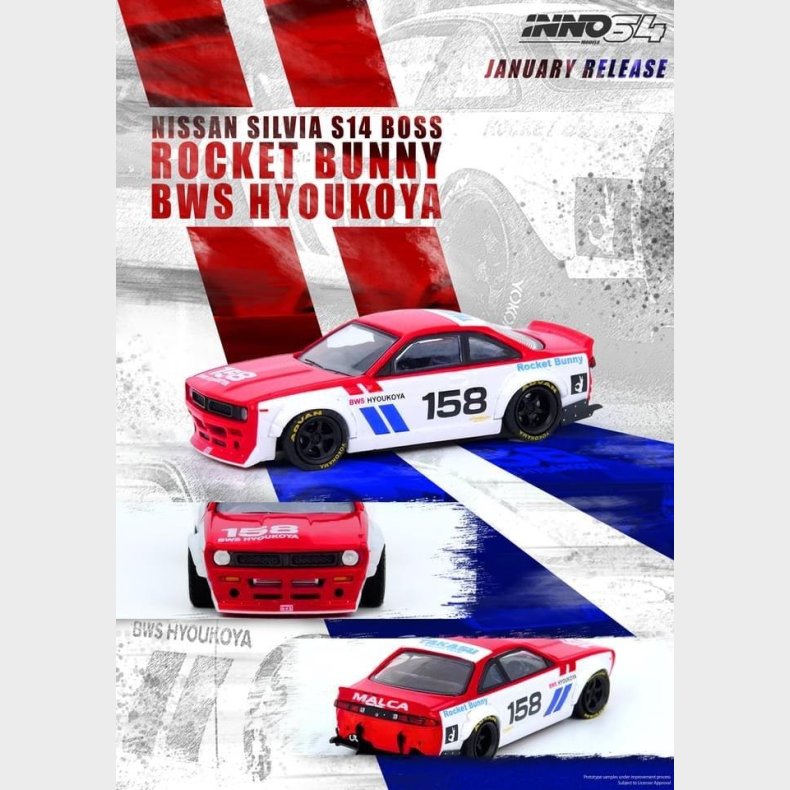 INNO64 - Nissan Silvia S14 Rocket Bunny [Pre-order]