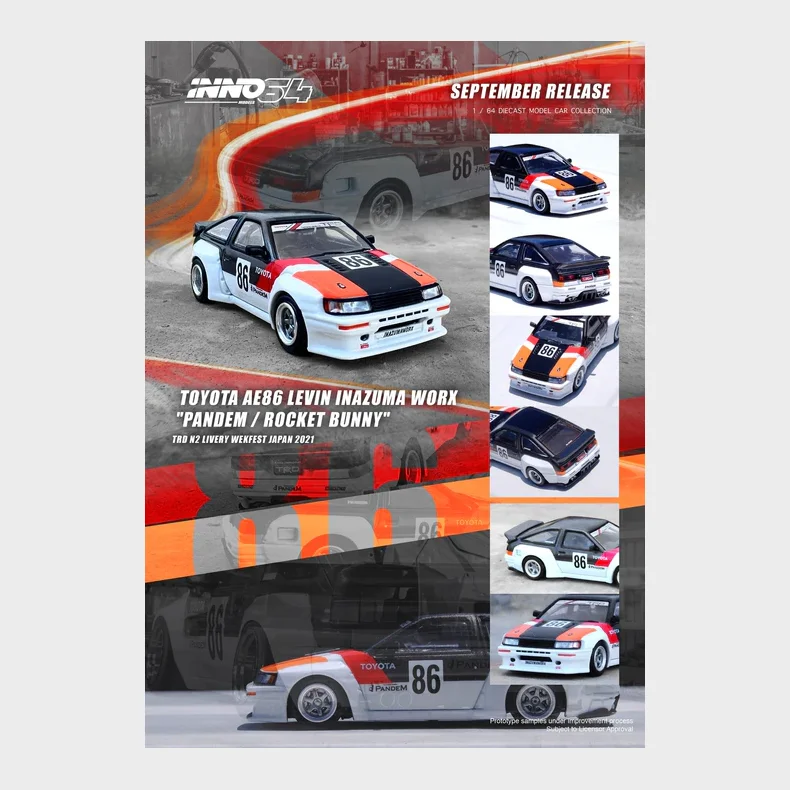 INNO64 - Toyota Levin AE86  "Inazuma Worx"