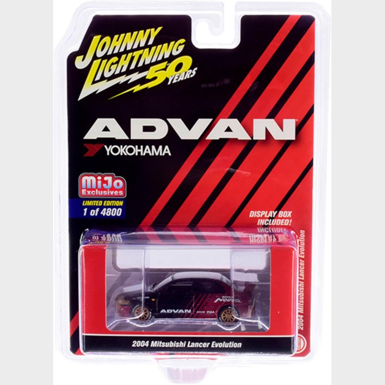 Johnny Lightning - 2004 Mitsubishi Lancer Evolution (Advan)