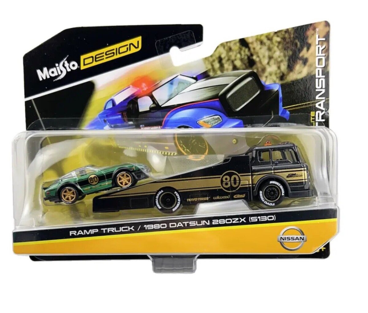 Maisto Design - 1980 Datsun 280ZX & Ramp Truck