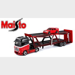 Maisto Design - 1990 Mercedes Benz 190E &amp; Actros 1851