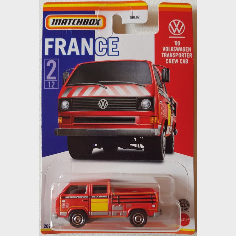 Matchbox - 1990 Volkswagen Transporter Crew Cab