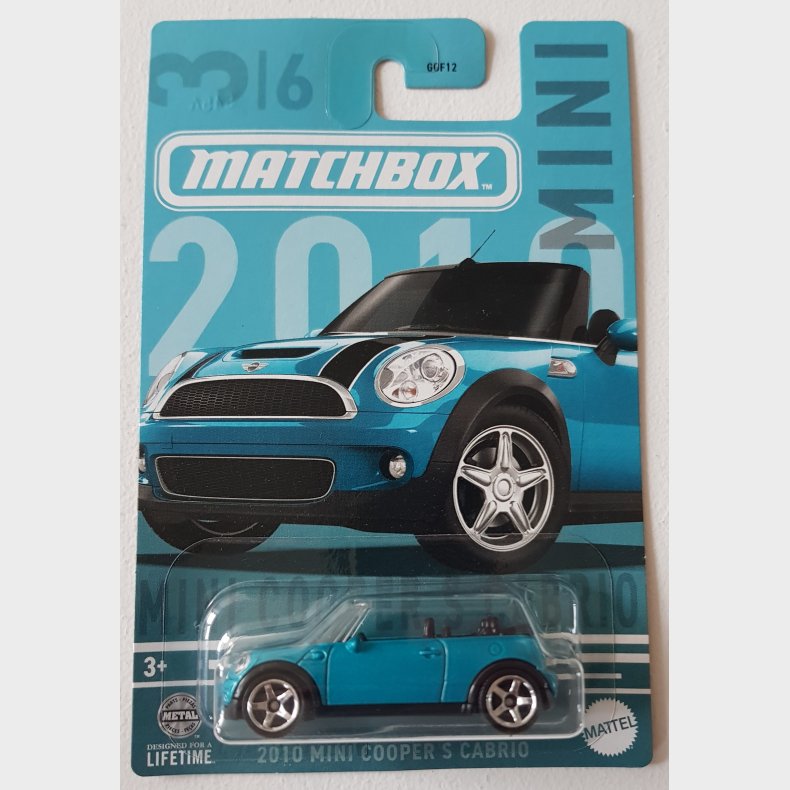Matchbox - 2010 Mini Cooper S Cabrio