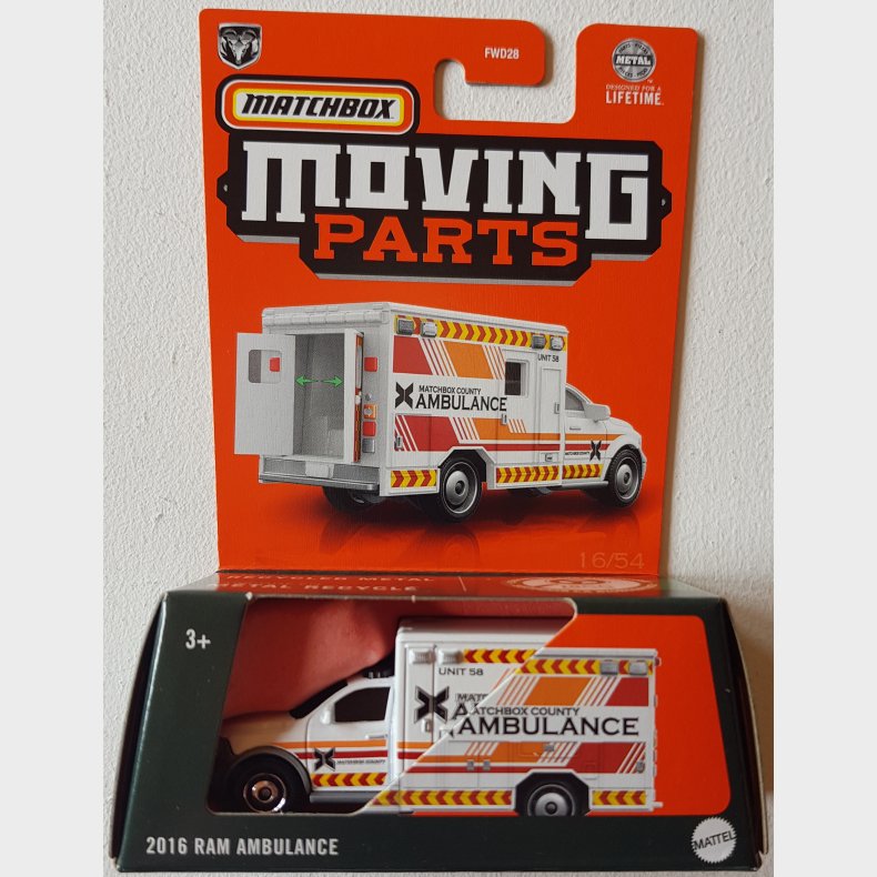 Matchbox - 2016 Ram Ambulance