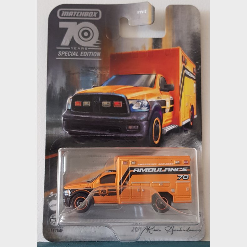 Matchbox - 2019 Dodge Ram Ambulance