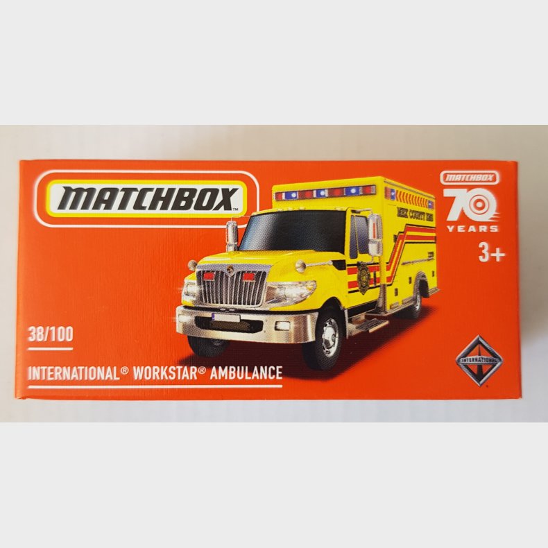 Matchbox - International Workstar Ambulance