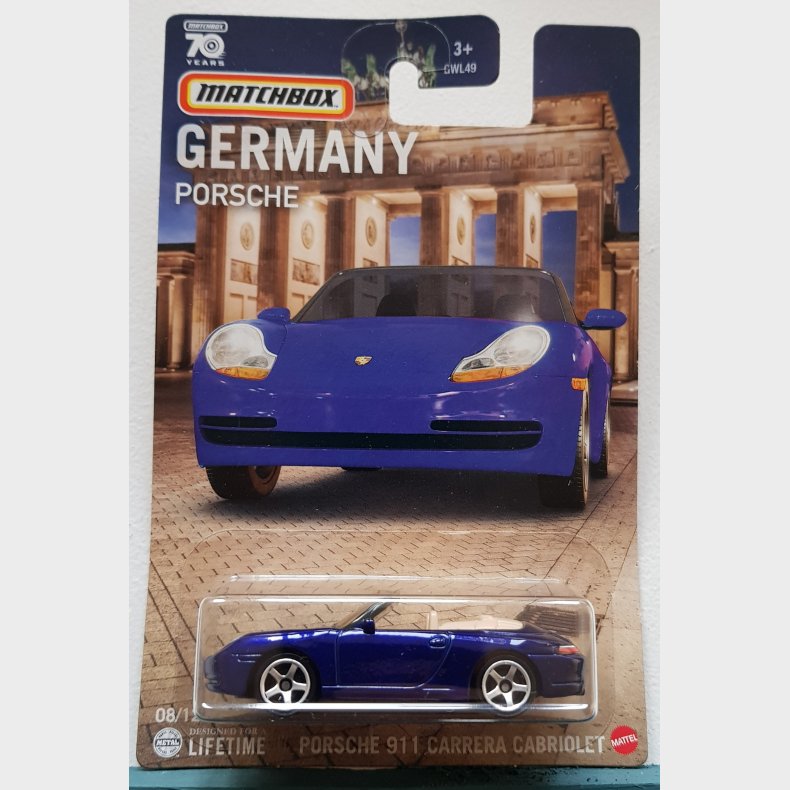 Matchbox - Porsche 911 Carrera Cabriolet