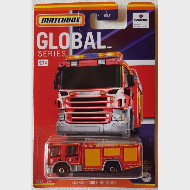 Matchbox Scania P360 Fire Truck