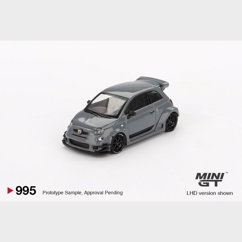 Mini GT - 2024 Fiat Abarth 595 (Gray)
