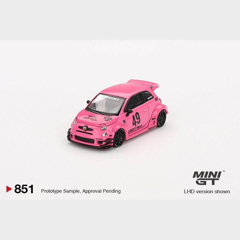Mini GT - 2024 Fiat 595 Abarth LB-Works x Abas Works