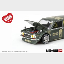 Kaido House - Mini GT - Datsun Kaido 510 Wagon, Green