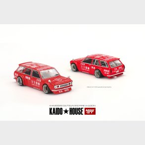 Kaido House - Mini GT - Datsun KAIDO 510 Wagon Fire V1