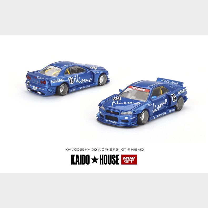 Mini GT - Nissan Skyline GT-R (R34) Kaido Works V3