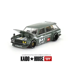 Mini GT - Datsun Kaido Wagon 510 Carbon Fiber V3
